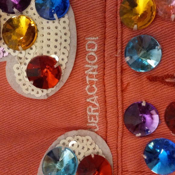 KAWAII PINK DENIM JACKET, Rainbow, Medium/large - Picture 8 of 16